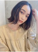 20代30代外ハネ大人 ナチュラルボブ