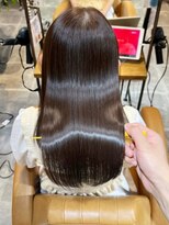 縮毛矯正でまとまる美髪に