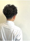 メンズ/パーマ/カーリー/くるくる/2ブロック