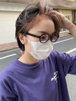 ソイリウム 下北沢(soi rium)&nbsp;ピンクベージュ　フェイスフレーミングカラー　ショート