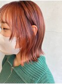【 YUCCA 】大人可愛い20代30代40代夏カラー/コーラルオレンジ