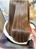 育てる髪質改善カラー/アッシュベージュロング ※髪質改善3回目