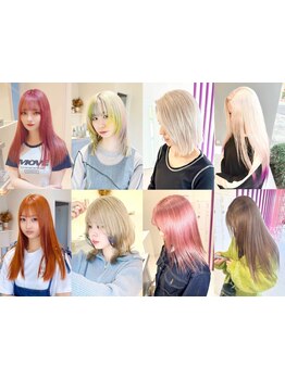 ハイトーン・ブリーチ特化サロン◇カラー技術/知識が高いスタッフが一味違ったカラーをご提案します*