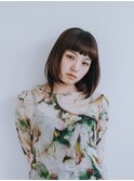 デザインカラー/レイヤーカット/ウェットヘア/オリーブベージュ