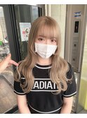 #ガルボ#ハイトーン#エクステ#ブリーチ#プルエクステ#10代#20代