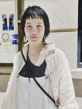 メリケンビューティーパーラー コウベ(MERICAN BEAUTY PARLOR KOBE) 似合わせカットイメチェン前髪ショートバング黒髪ウルフショート