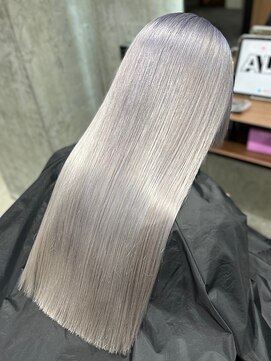 オルズ 渋谷(ALLZ) シルバーケアブリーチハイトーンカラー髪質改善トリートメント