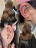 話題◎耳ツボジュエリー×ヘアセットコテ巻きのみ。
