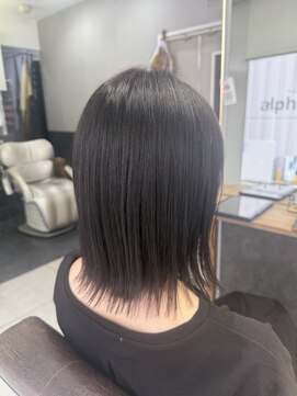 アルファタッチ 静岡店(alpha touch) 透け感グレー