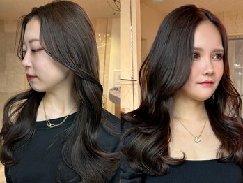 ソワンドゥブレスシエン 堀江店(soin de brace CIEN)の写真/【堀江】韓国風トレンドスタイルやレイヤーカットが人気！髪が伸びても可愛いを実感♪