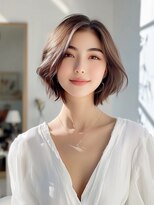 シキサロン 仙台(siki.salon)&nbsp;仙台/髪質改善/マロンベージュ☆内巻きふんわりワンカールc