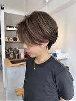 ナウアズ(now as.)&nbsp;ハイライトカラー×大人ショート【シン】【now as.明石駅3分】