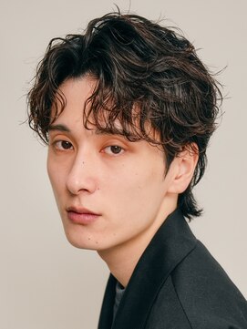 フィフス 原宿(fifth) センターパートニュアンスパーマ韓国シャドウフェザーパーマ30代