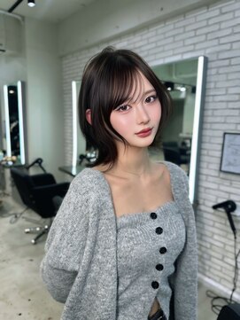 シェノン バイ アランスミシー 表参道(CHAINON by Alan smithee) 表参道/クラゲヘアー/オリーブグレー/小顔/ココアベージュ/渋谷