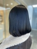 ヒビカ(HIBIKA) 王道ボブ ブルーブラック