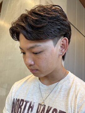 エリマ 調布(elima) 調布メンズパーマフェザーパーマシャドウパーマセンターパート