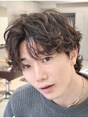 ルーズショートスパイキーショート短髪ツーブロック