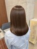 【梅雨対策】再現性の高いカット+サラサラ縮毛矯正+潤いトリートメント¥22000