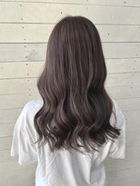 ルノン フィージュ(LUNON fieju)&nbsp;黒髪クラゲヘアーオリーブグレー小顔ココアベージュ