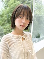 レ セゾン(Les Saisons) 大人ボブ大人ショートボブ切りっぱなしボブ前髪あり30代40代