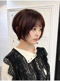 レイヤーウルフカット/ショートウルフ/顔まわりレイヤーウルフ