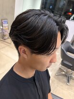 メンズロム(Men's LOM)&nbsp;センターパート×フェザーパーマ