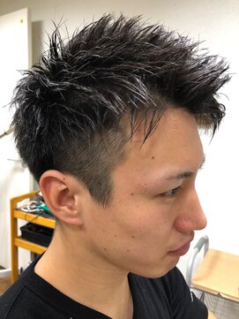 カットサロン HnT かき上げヘア