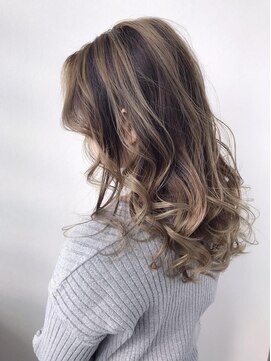 トータルビューティーハウス フラップ ミチ 野田店(total beauty house flap MICHI) バレイヤージュシアカラー