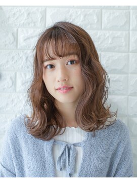 ケーコーム プール(K-COM POOL) 大人かわいいミディアム 外ハネミックス