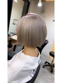 #黒髪#ボブルフ#ネビージュ#小顔#ワンレン