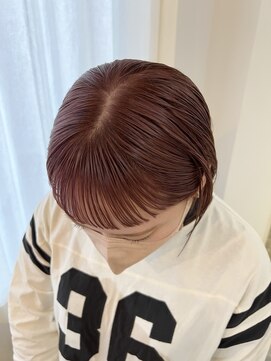 ヘアーアイストゥーレ(HAIR ICI TRE) mini bob pink color