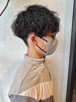 ノイズ オオサカ(NOISM)&nbsp;ツイストスパイラルパーマ　マッシュショート　20代/30代/40代