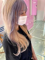 ゲーム バイ アランスミシー 横浜(GAME by Alan Smithee)&nbsp;ダブルカラーホワイトベージュカラーケアブリーチハイトーン韓国