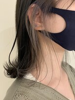 エミュスト(Emuest) チラ見せイヤリングカラー☆心斎橋美容室