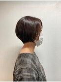 丸みショートボブ