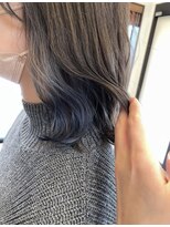 ヘアプロデュース ムース(Hair Produce MU SU) ネイビーインナーカラー