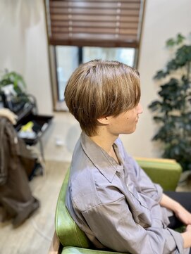 ミオ(mio) アンブレラカラー×ミルクティー