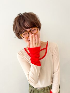 ルル 表参道(lulu.) 暖色カラー/暖色/オレンジ/ピンク/ボブ/重めカット