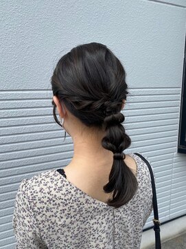 ヴィアルス 美園店(VIARS) オリーブカラー/簡単アレンジ/お祭りアレンジ