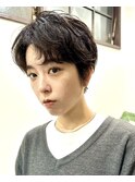 ショートパーマ/前髪パーマ/パーマ/ハンサムショート