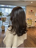 レイヤーカット/セミロング/艶カラー/学割U24
