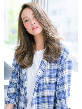 ラ クール 緑地公園店(La Coeur) カジュアルにハマる☆かき上げバング×ゆるウェーブ