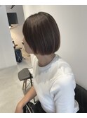首が長くスッキリ♪ミニボブ