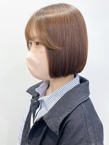 モリオフロムロンドン 松戸店(Morio from London)&nbsp;【松戸　石山】顎ラインストレート切りっぱなしミニボブ
