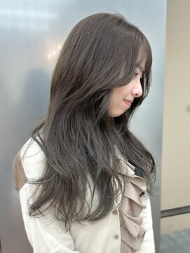 パークレーン アイス イヴェン(park lane ICI yeven) ブリーチなし オリーブグレージュ くすみオリーブ/momoka