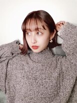 パーク(PARK.umeda)&nbsp;ココアブラウン×外はねボブ