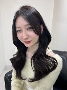 クレム 博多駅店(ChLem) 顔まわりレイヤー 艶カラー 暗髪 韓国風 髪質改善 福岡美容室