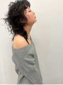 【morio】浦和　黒髪　ウルフ　ウェーブ　セミロング♪