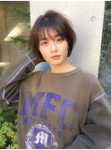 『LOBBY  三浦』　大人可愛いひし形ショートボブ