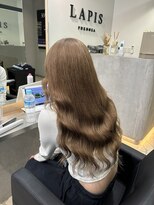 ラピス 福岡天神店(Lapis) ベージュ/ブリーチカラー